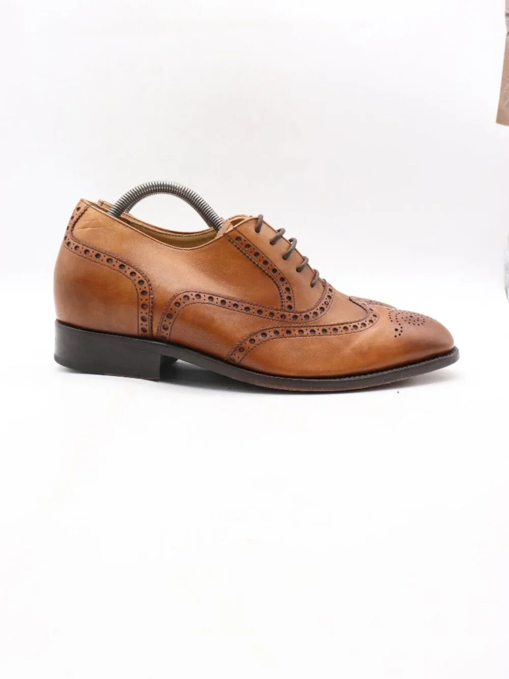Mario Bertulli Oxford Wingtip Men's Size EU 43 Brown Leather Lace Up Dress Shoes